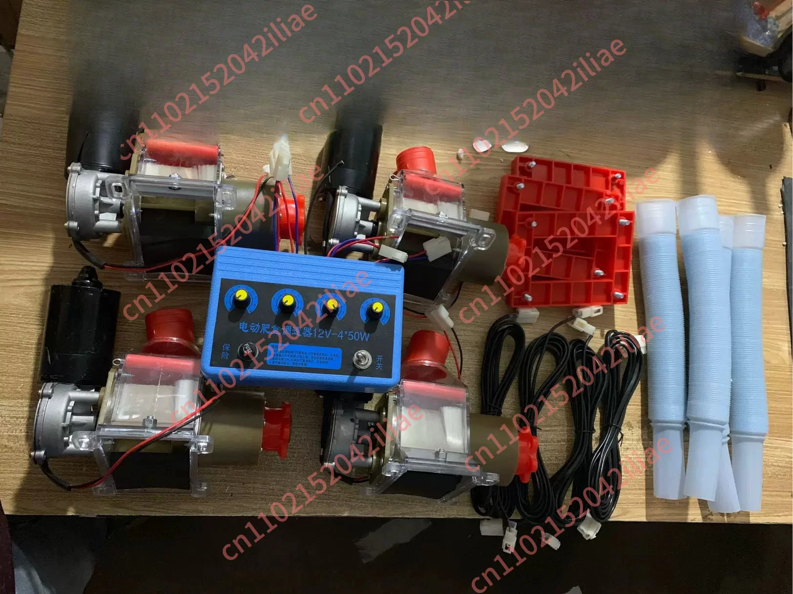 Electric fertilization set, motor motor fertilizer box, electronic fertilization, speed regulation, two or four rows