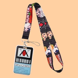 Japanse Anime Manga Credential Holder Nekband Lanyards Id Badge Kaart Houder Sleutelhanger Mobiele Telefoon Riem