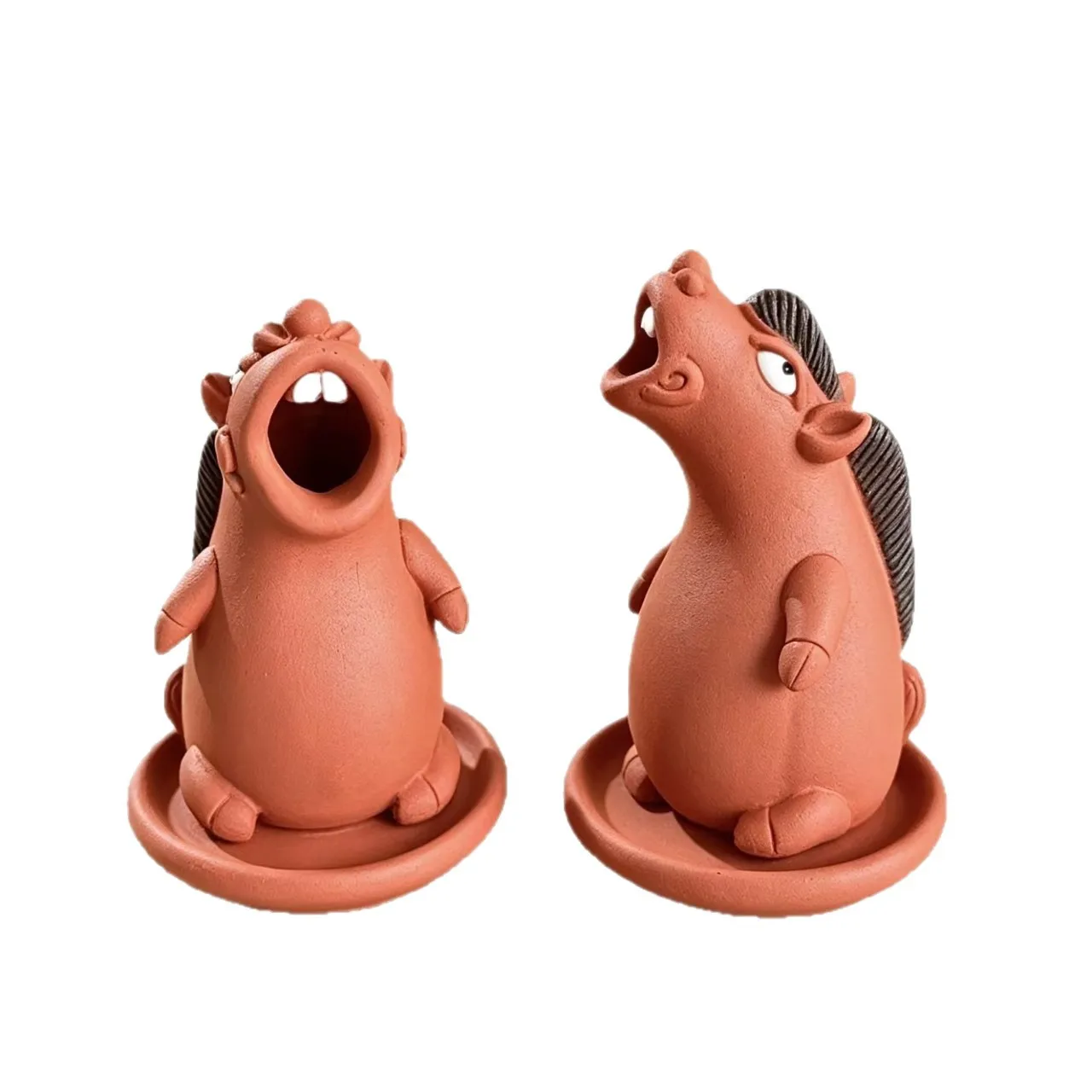Ugly Tea Table Incense Insert Interesting Backflow Incense BurnerOrnamental Incense Creative Desktop Ornaments Resin Crafts