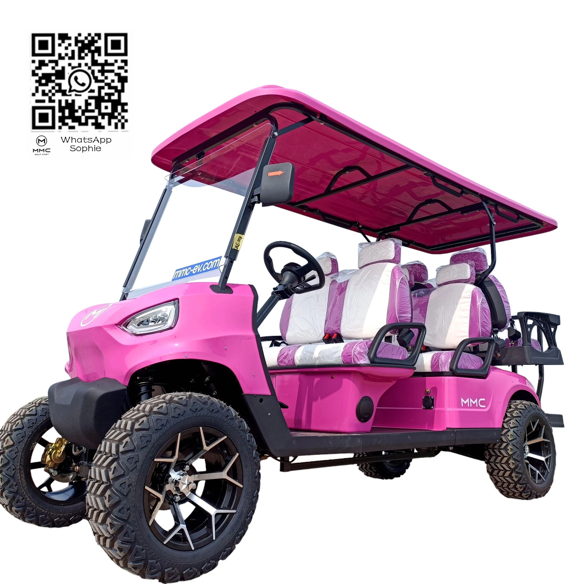 Off road 4-seater Electric Golf Cart with Bump Custom Body Color Seat Color Lifted Buggy 30% Climbing Capacity Road Legal