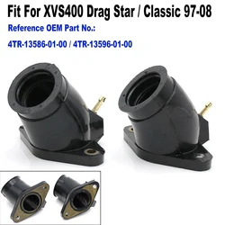 Intake Manifold Carburetor Boot Joint For Yamaha 400 Drag Star / Classic XVS400/C 1997-2008