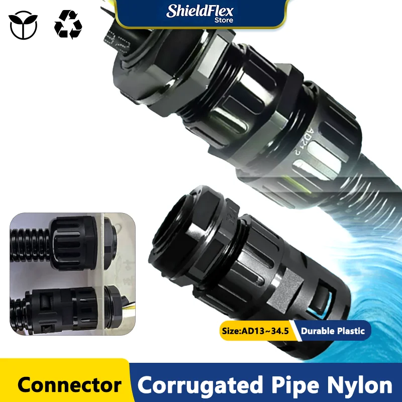 1-20-шт-Нейлоновые-гофрированные-соединители-для-труб-пластиковые-фитинги-для-кабельных-каналов-ad13-158-185-212-25-285-345