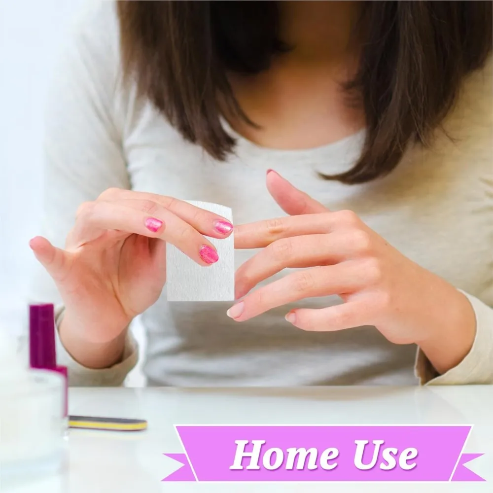 1000Pcs Lint Free Nail Wipes Gel Polish Remover Pads +2 Cuticle Pushers 100% Lint Free Nail Wipes Manicure Nail Art Supplies $1T view 6