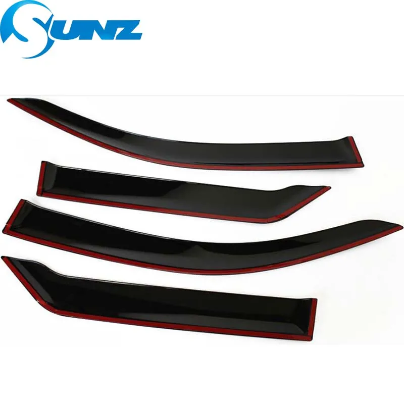 Side Window Visor For Toyota Fortuner SW4 2016 2017 2018 2019 2020 2021 2022 2023 2024 2025 Sun Rain Deflector Weather Shield