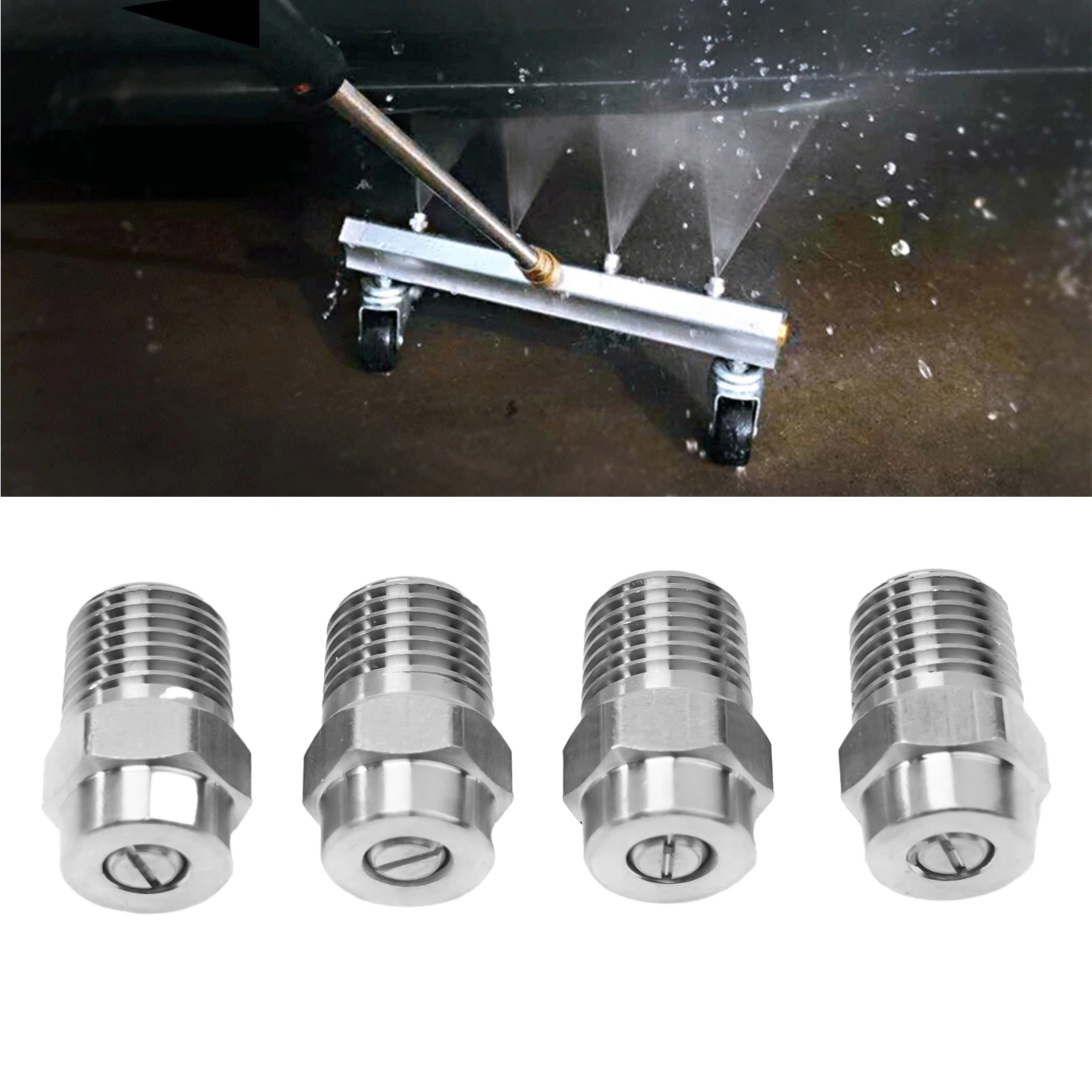 Car Washing Nozzle Pressure Washer Nozzle For Car Washing High Strength Adapter Nozzle Tip Pressure Washer Replace