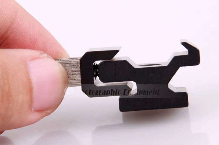 Adaptador de tornillo para Flash de cámara, accesorios para estudio fotográfico, 100 unids/lote, 1/4