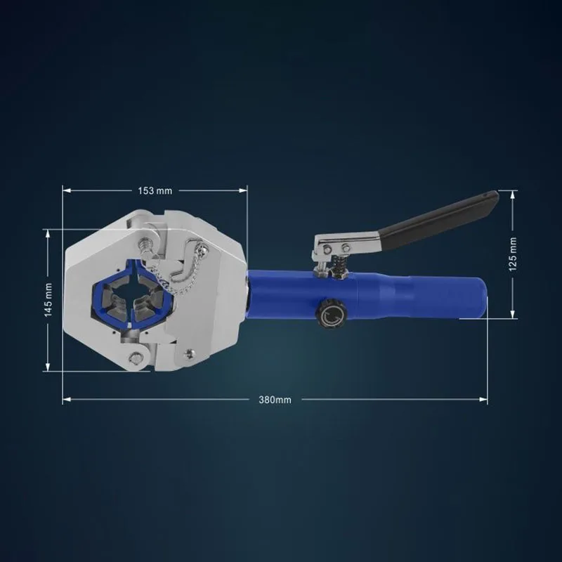 8480 808080 Useful 8T Manual Hydraulic Air Conditioning Pipe Crimping Tool Automobile A/C System Hose Repair Mach
