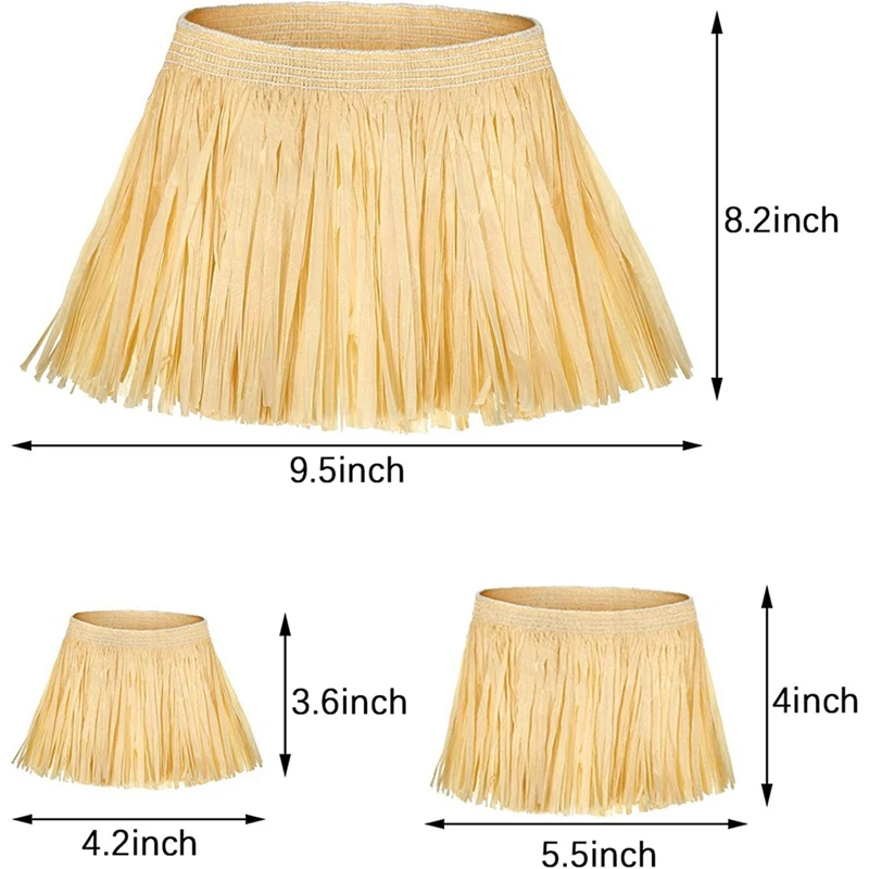 A46T Scarecrow Straw Kit Paper Scarecrow Costume Accessories Neck Arm and Ankle Ties for Party Accessory Decoration