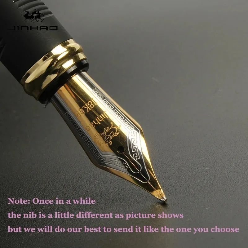 JINHAO X450 Metal Fountain Pen Without Pencil Box Luxury School Office Stationery Writing Cute Pens Gift