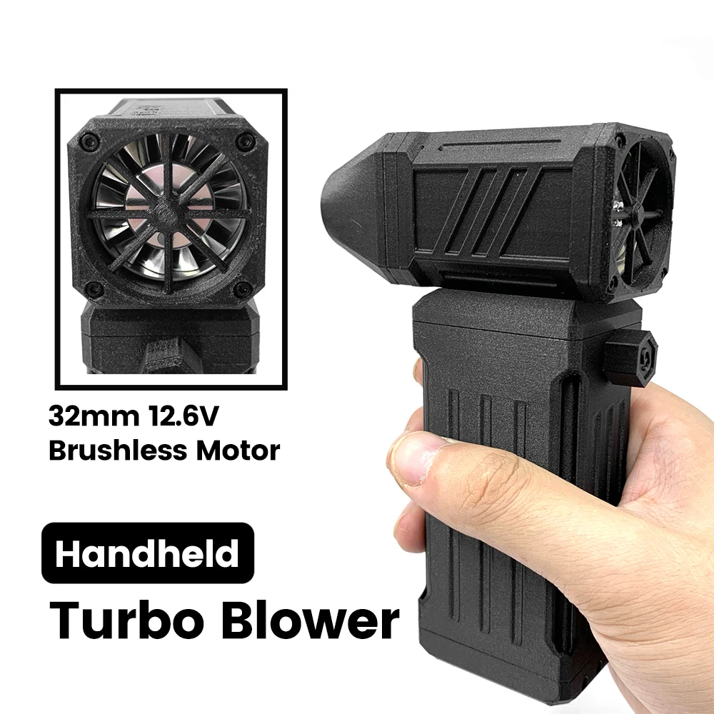 Mini Turbo Jet Fan com Motor Brushless, Blower poderoso, Turbo Booster, duto de alta velocidade, 110.000 RPM, 32mm