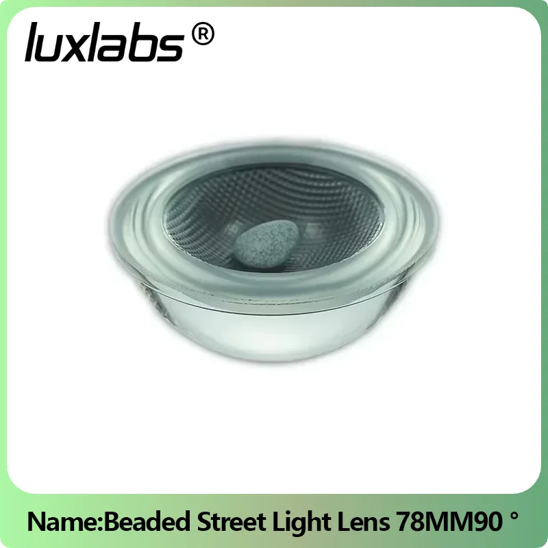 Beaded Street Light Lens 78MM90 ° Integrated Concave-convex Lens LED Spherical Stage Light Lens