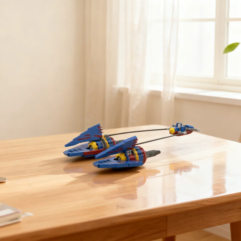 371pcs MOC J930 Dash-8 Engine -style Podracer Star Battle Model Building Blocks Construction Assemble 3D Art Collection Craft