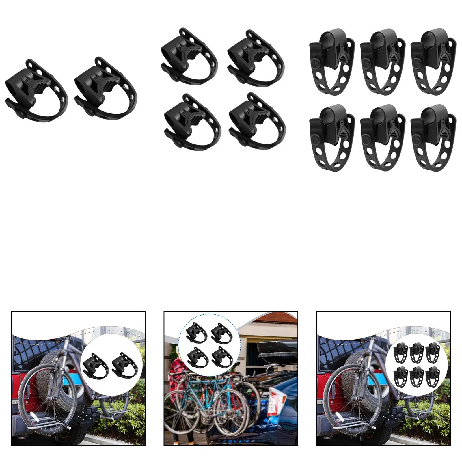 Binding Strap Bike Rack Replacement Adjustable Rubber Plastic Secure High Performance for Car Bicycle Transport