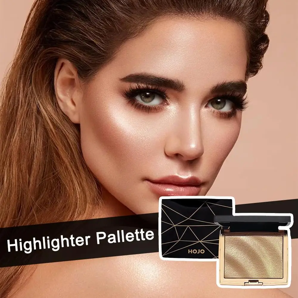 Galaxy Highlighter Powder Palette Glitter Diamond Shimmer Lasting Highlighter Contour Waterproof Face Cosmetics Makeup Face Q0A6