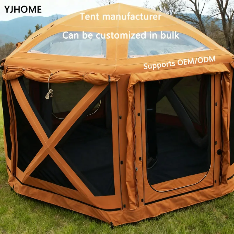 Spherical Quick Automatic Opening Waterproof Portable Easy Setup Dome Inflatable Tent 3000 Mm Camping