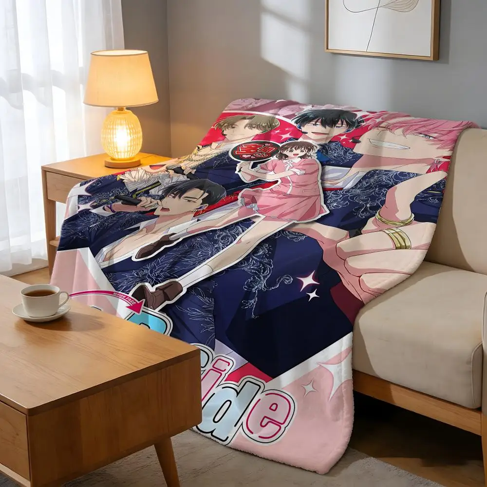 Throw High-Density Short Plush Blanket For Sofa Nap Air-Conditioned Room Soft Skin-Friendly Tamon-kun Ima Dotchi Tamon's B-Side