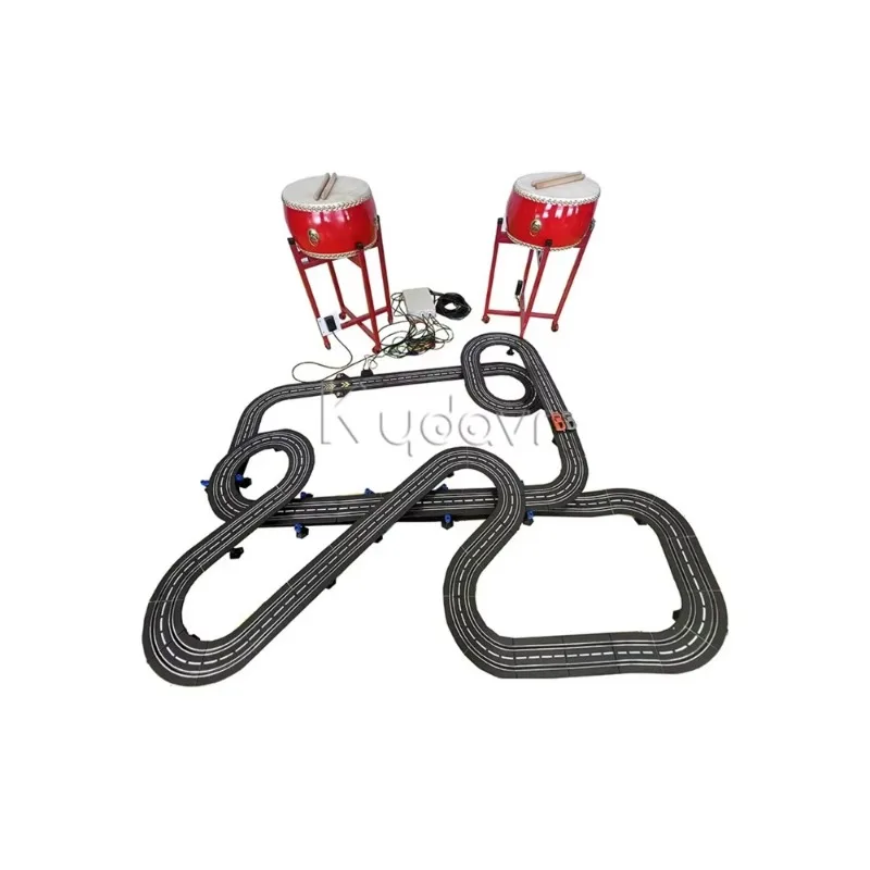 2024 New Product Commercial Entretenimiento Two Player Battle Beat a Drum Control Arcade Car Racing Games Machine