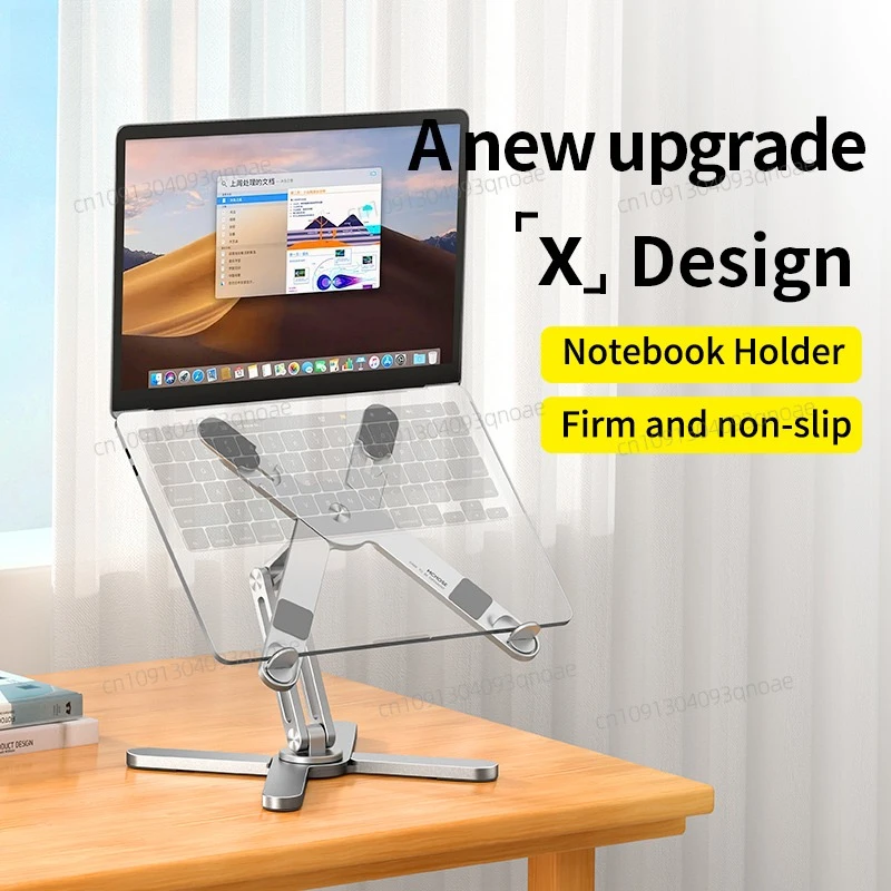 

N86 Foldable Telescopic Aluminum Alloy Tablet Bracket Portable Laptop Desktop Stand 360° Rotation Lifting Notebook Table Holder