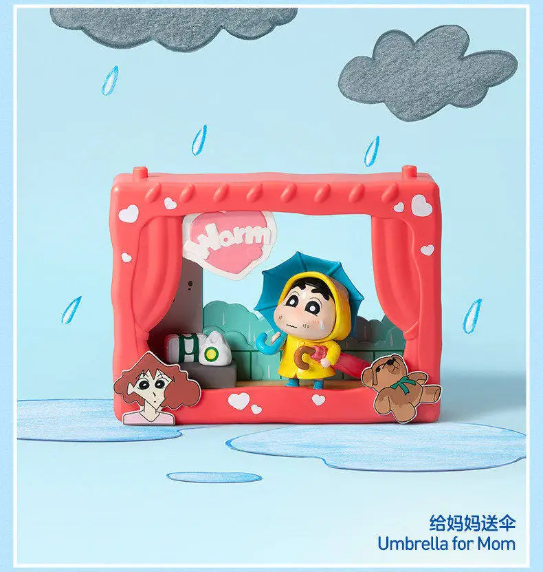 Original POPMART Crayon Shinchan Kindliche Theater-Serie Blindbox Niedliche Anime-Figur Süße Puppe Heimdekoration Sammlerstück Geschenk – Detail 13