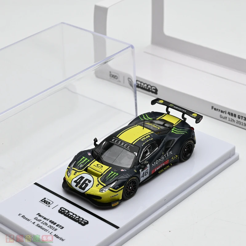 

In stock 1: 64 488 GT3 Gulf 12 Hours 2019 die-cast simulation alloy car model, Boys' holiday gift toy, adult decorative item.