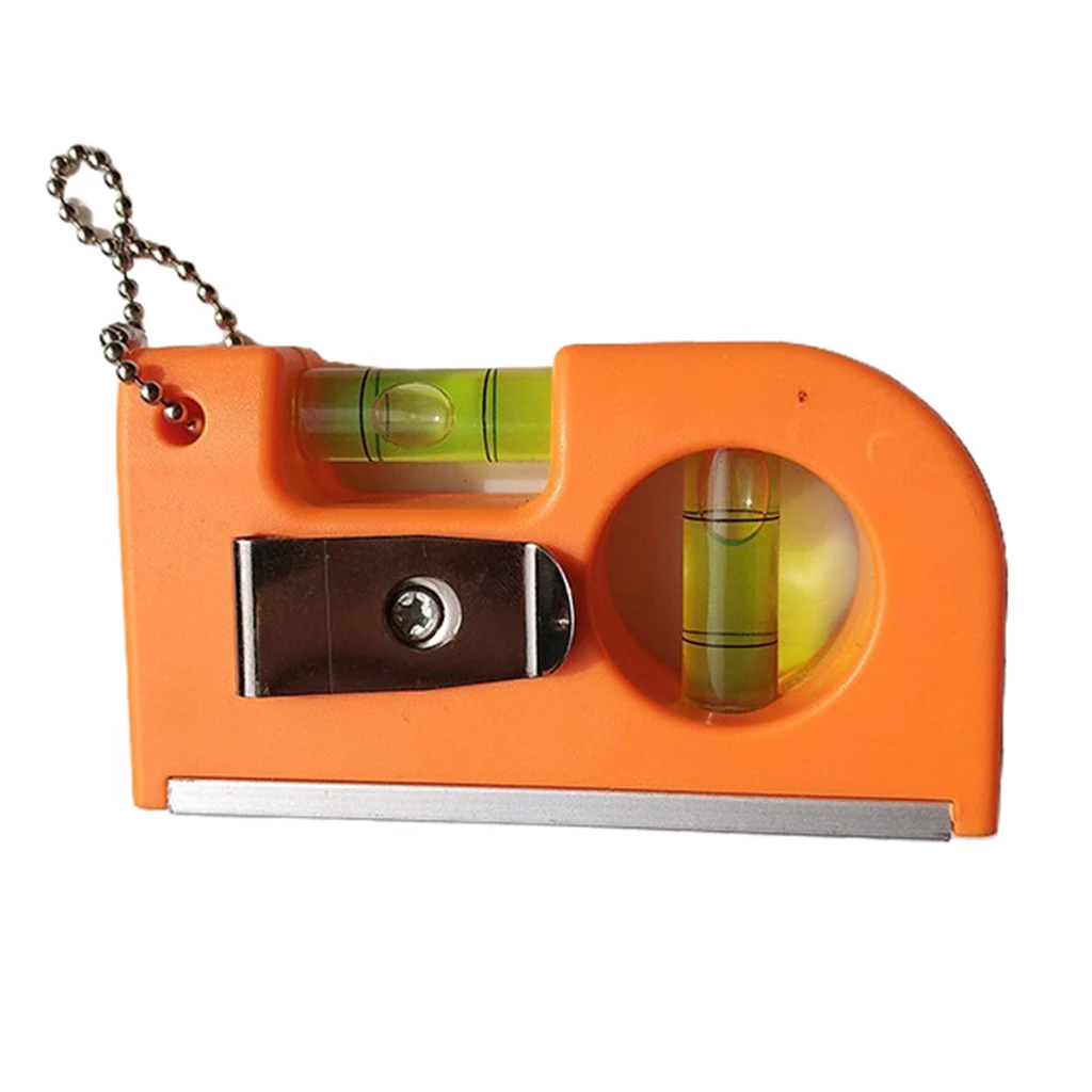 Magnetic Mini Level Meter Spirit Leveler Keychain Easy Carry Floor Picture