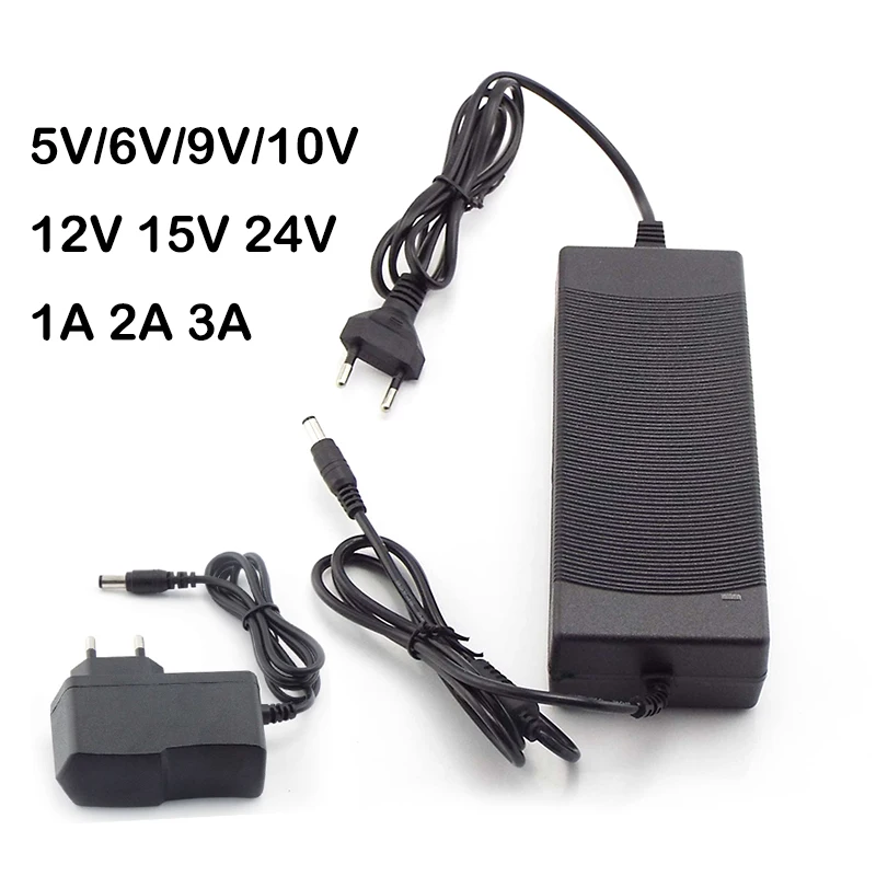 AC 220V zu DC 5V 9V 12V 24V 1A 2A 3A 4A 6A 1000ma Netzteil Adapter Transformator LED Streifen Treiber Wand Ladegerät EU AU UK Stecker