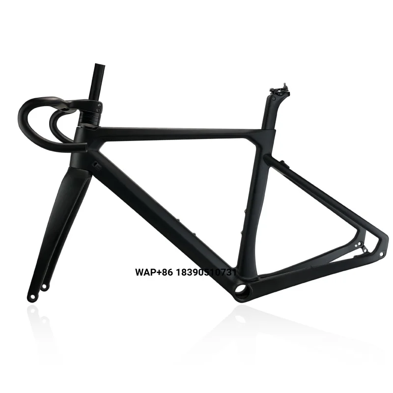 Full Carbon Frame Carbon Electric Road Bike Frame With Disc Flat Mount for Road Bicycles