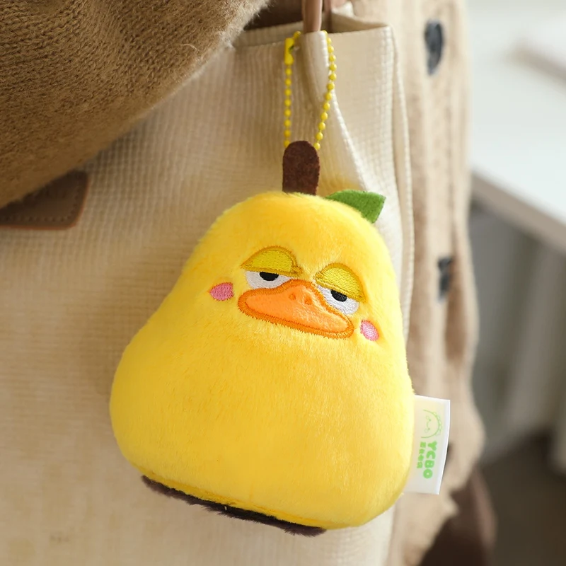 30 cm Neue Kreative Obst Ente Birne Drehen in Gefrorene birne Plüsch Spielzeug Cartoon Kuscheltiere Lustige Ente Birnen Stress Puppe kinder Geschenk