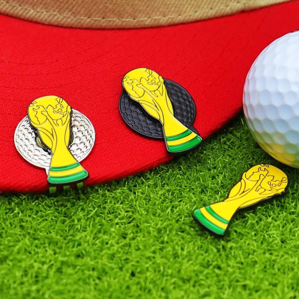 

Trophy Golf Ball Marker Hat Clip Victory Portable Magnetic Hat Clip Removable Lightweight Golf Ball Marker Golf Belt