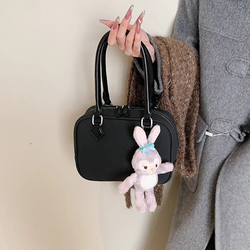 Korean Luxury Design PU Leather Square Women's Bag Fashion Pillow Bag 2024 Spring Fashion Trend Handbag Coin Purse ZADIG