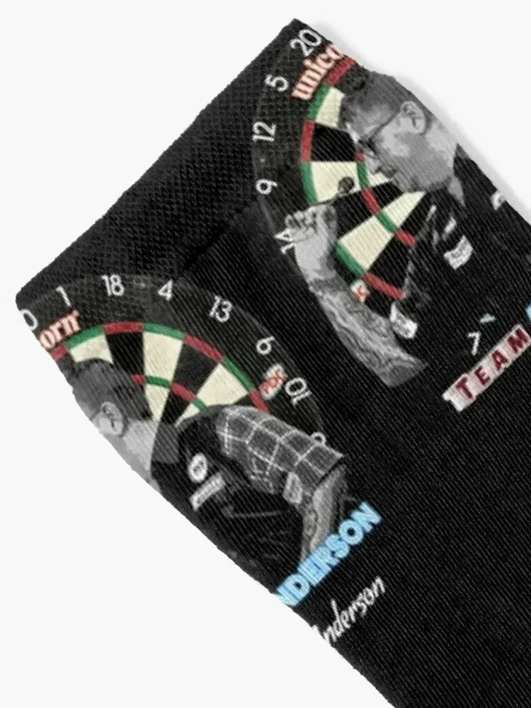 Gary Anderson The Flying Scotsman Socks cute Sports retro Climbing Socks Man Women's