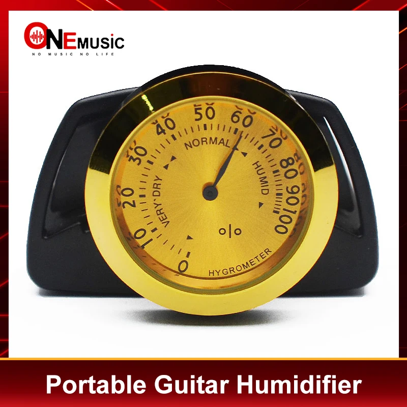 Portable Universal Guitar Humidifier Hygrometer for Folk Guitar Classical Acoustic Guitar Musical Accessories