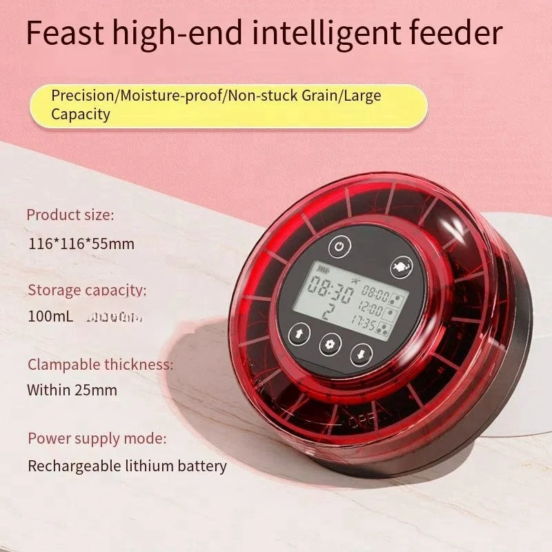 

Hot Sale Automatic Fish Feeder - Timed Smart Feeder for Fish & Turtles, Auto Food Dispenser for Aquariums