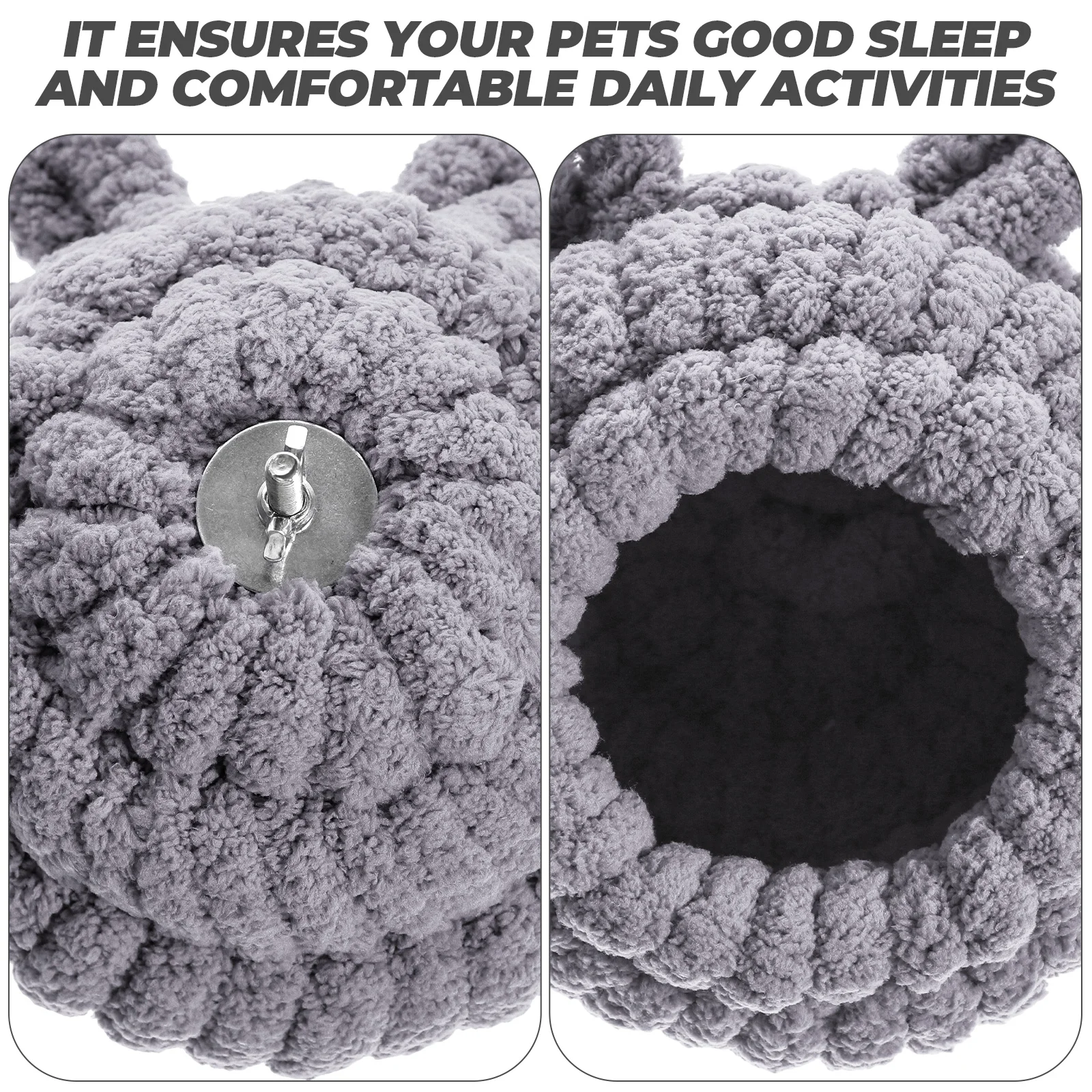 

Parrot Winter Bird Bed Decorative Parrot Nest Warm Cozy Hanging Cage Decorative Pet Supply Comfortable Living Place Small Birds