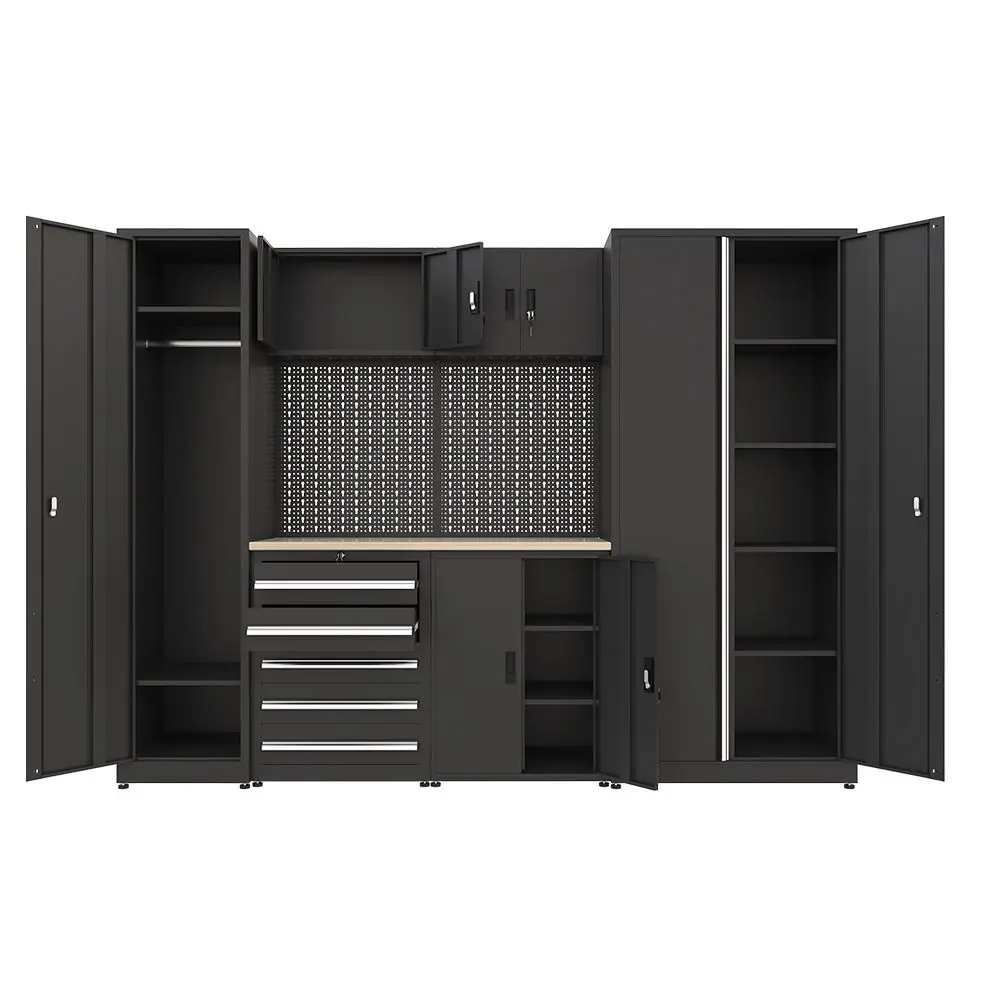 JZD Odm Supported Tool Cabinet High Quality Homework Workstation Heavy Duty Tool Storage Tool Cabinet Trolley With Tools Toolbox