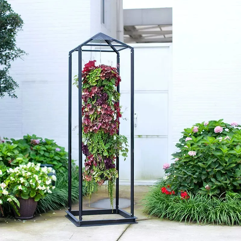 Ito three-dimensional flower hanging plant garden with decoration multi-specification stainless steel courtyard shape flower