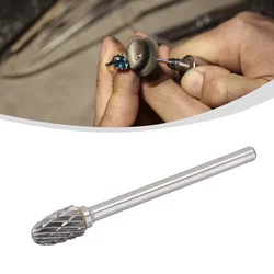3x6mm Shank Drawing Tungsten Carbide Milling Cutter Rotary Tool Burr Double Rotary Dremel Metal Wood Electric Grinding