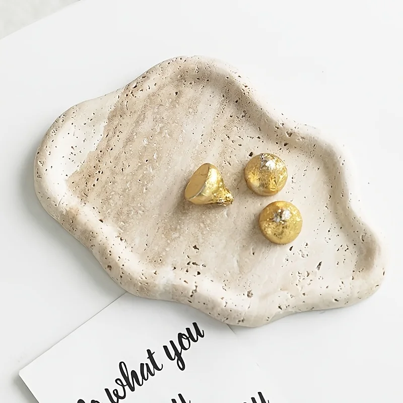 

Creative Irregular Shaped Aromatherapy Jewelry Tray Ins Style Decor for Bedroom Hotel Table