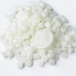 120pcs Wax for Candle Make White Beeswax Pellets Cosmetic Soy Wax Pastilles for DIY Natural Soybean Wax Making Crafts