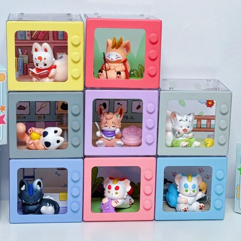 

Лидер продаж, сказочные звери, серия для разведения божественных зверей, слепая коробка, микросценка, милые коллекционные игрушки, украшения, подарки на день рождения