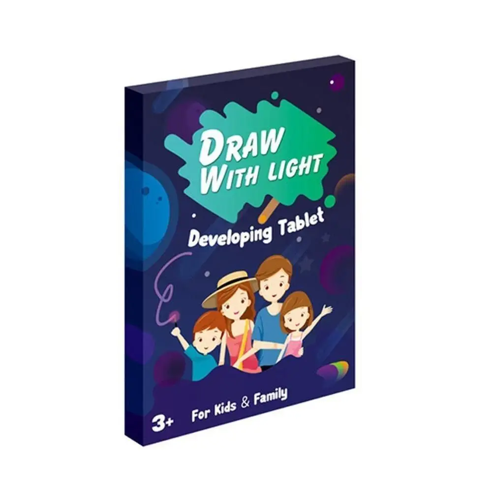 KT Board Children's Luminous Writing Board Children's Gift Kid Educational Doodle Drawing Board Glow-in-the-dark