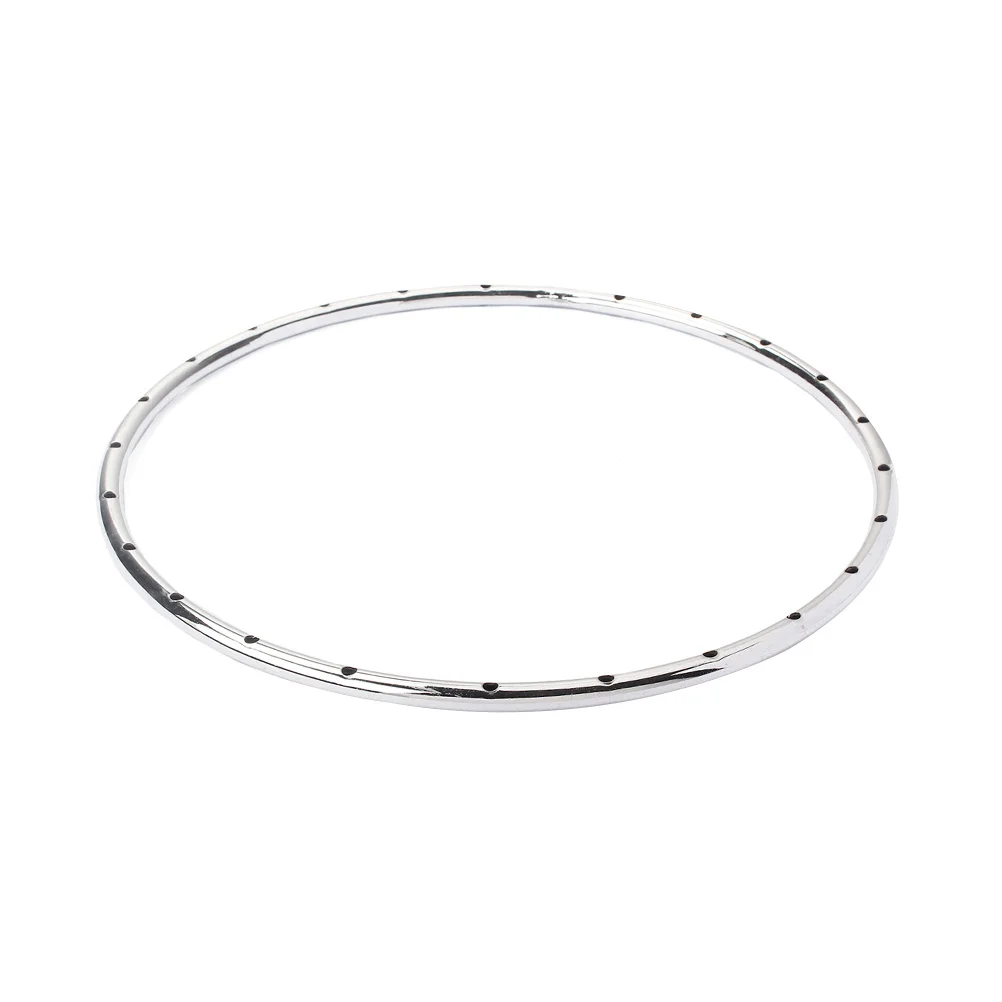 

Drilled Iron Ring 11 Inch For Guitar Tension Hoop Flange Replacement Silver Lightweight Corrosion Resistant For Banjo