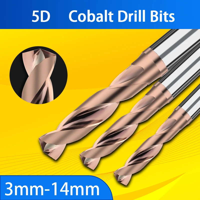 Solid Carbide Extended Drill Bit Tungsten Steel Drill Bit Is Suitable For Stainless Steel Cast Iron Hole Processing Tools