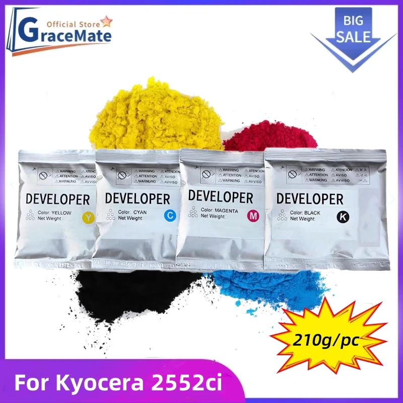 

1PC DV8350 DV-8350 Developer Powder For Kyocera 2552ci 2553ci 3252ci 3253ci Developer Toner Iron Powder