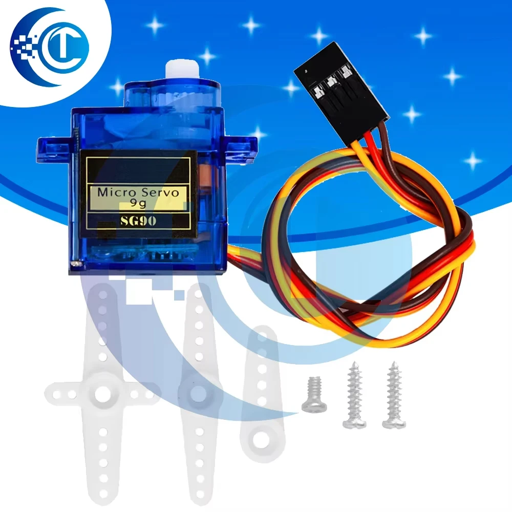 SG90 9G Servo Motor 180° 360° Rotation for RC Airplane Helicopter Robot Arm DIY Projects