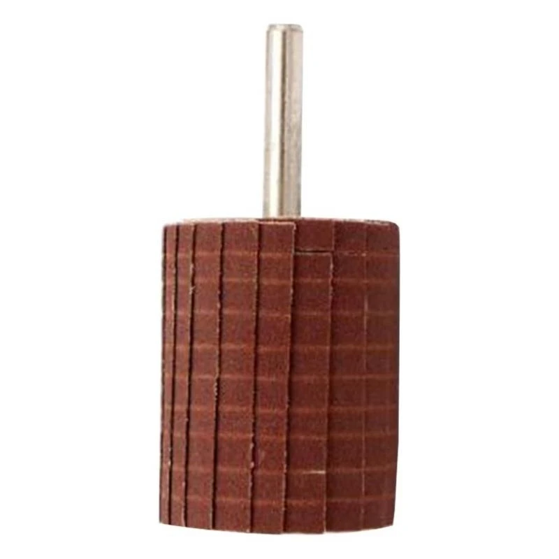 عجلة تلميع مخططة من القماش الصنفرة 80 ~ 600 عجلة تلميع حصى لإزالة الصدأ والتلميع