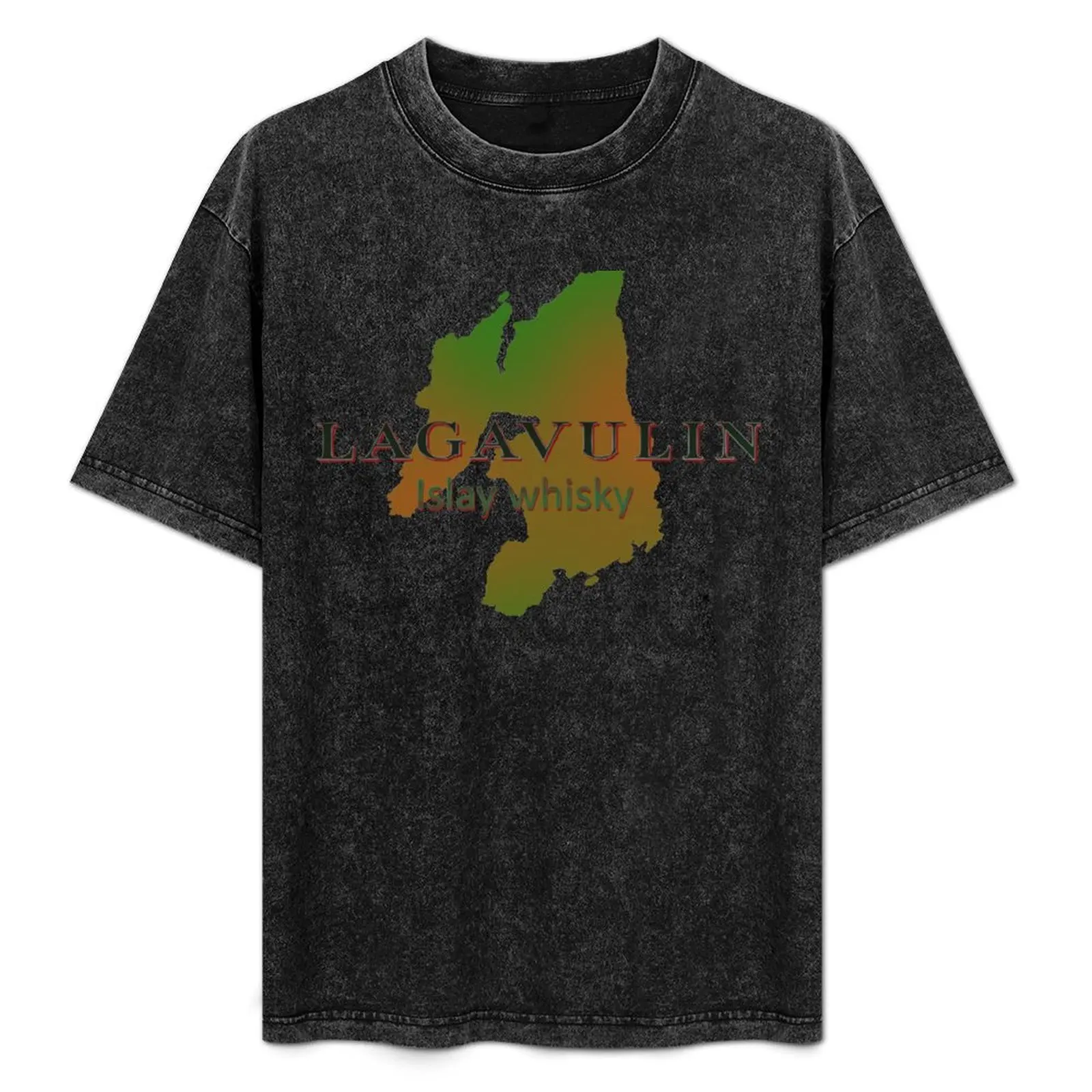 

Lagavulin Islay whiskey T-Shirt Trendy Print Short Sleeve T-Shirt