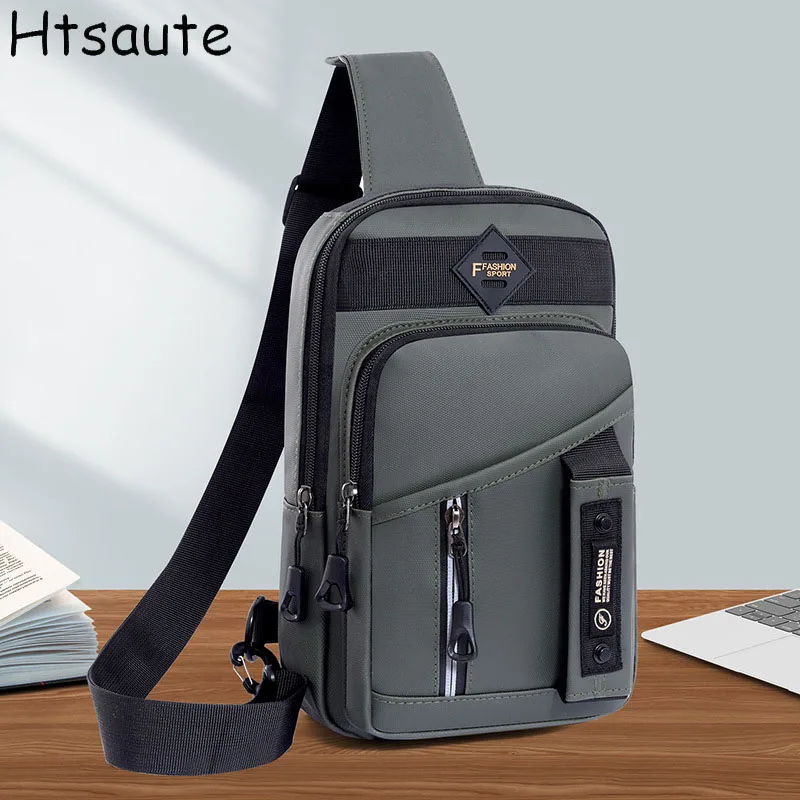 

Large Capacity Crossbody Shoulder Bag For Men Business Chest Bags Male's Travel Sling Bag With USB Charging Port sling bag