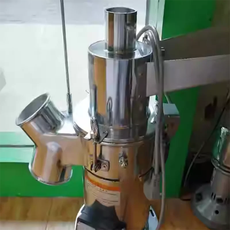 Continuous-Flow Herb & Spice Grinder - Commercial Grade Compact   Milling Machine for Home Grain Product Manufacturing Machine