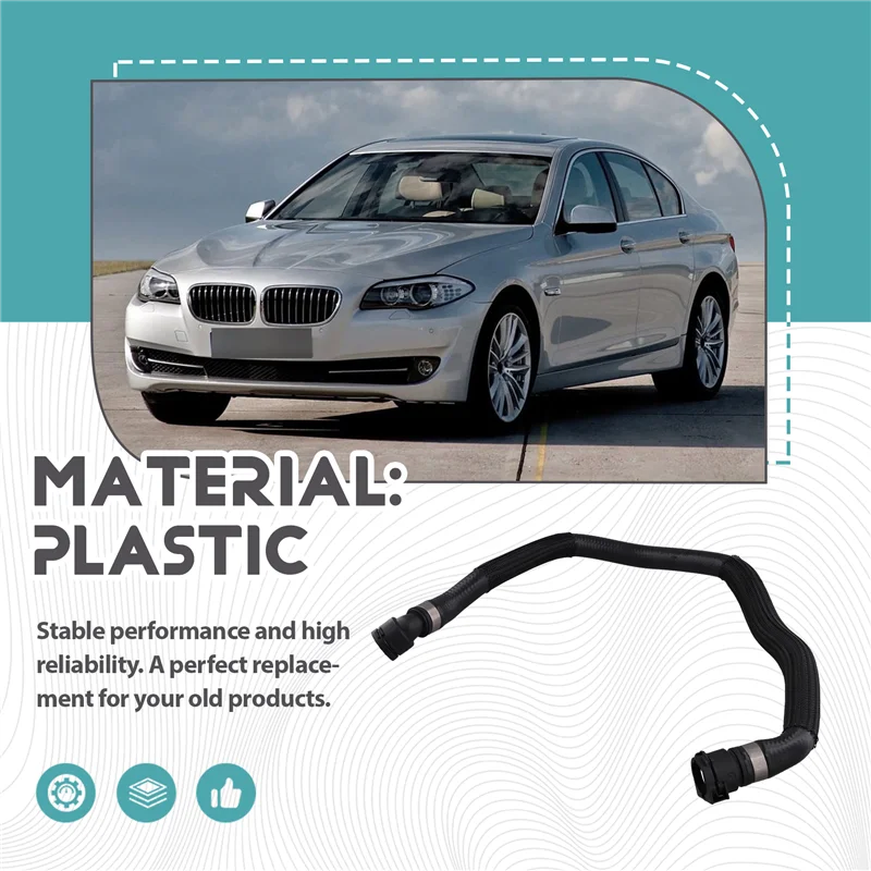 

Новый автомобильный шланг охлаждающей жидкости, замена радиатора 17127800107 для BMW 5 серии F10 F11 F07 7 серии 2009-2017